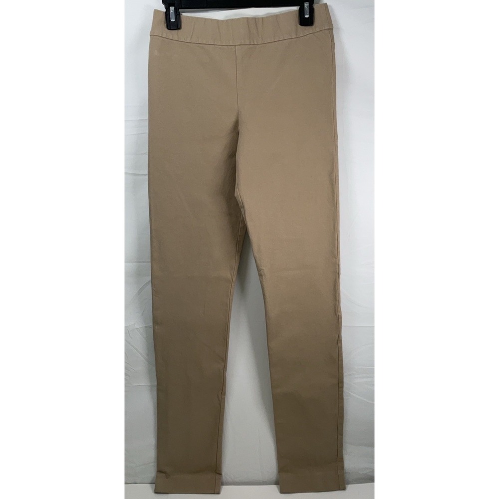 Lilly Pulitzer Merrin Bi-Stretch Elastic Waist Jeggings Pants Tan 4 (26" X 32")